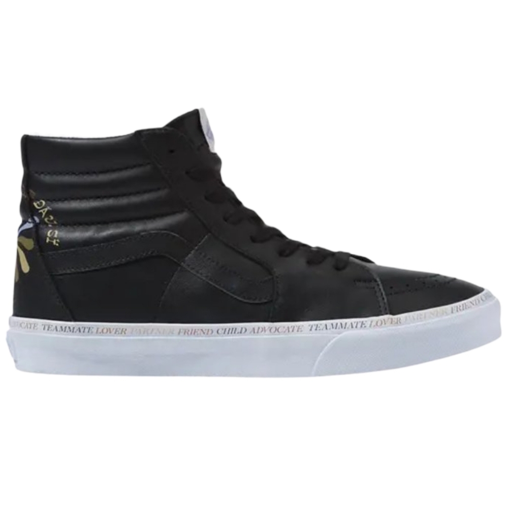 Vans Sk8-Hi 'Divine Energy' High top Sneakers black leather Size 9 - Picture 4 of 16